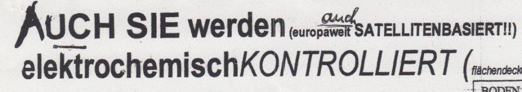 elektrochemische kontrolle